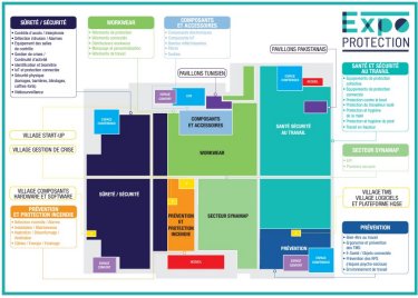 Plan du salon Expoprotection