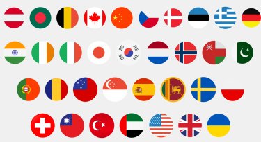 Une offre internationale : 34 pays représentés 